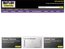 Tablet Screenshot of butlerfurniture.com